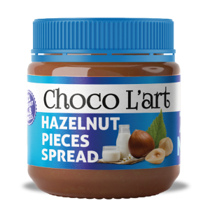 CHOCO L'ART HAZELNUT CREAMY WITH HAZELNUT PIECES 400-200 Gr