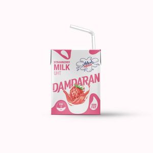 UHT Semi-Fat Strawberry Milk